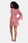 Mysthelle Super Comfy Lace Robe - Blush Pink — thumbnail 2